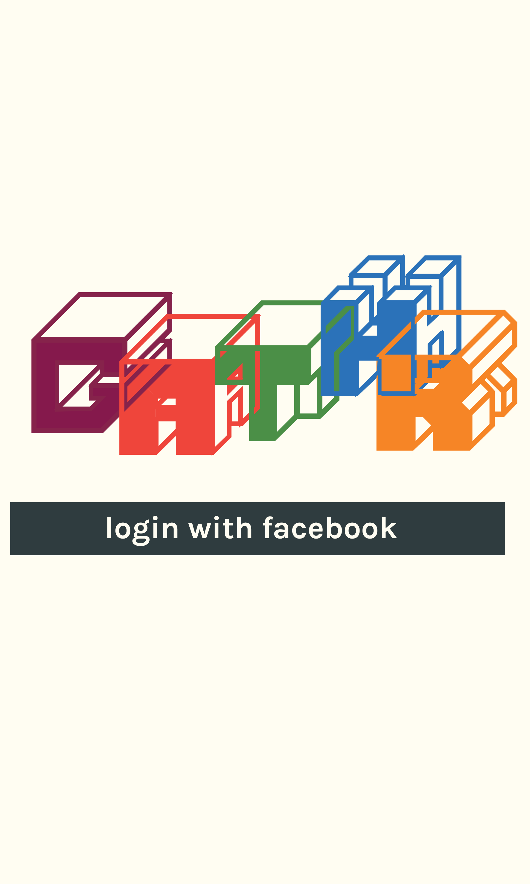 Login screen